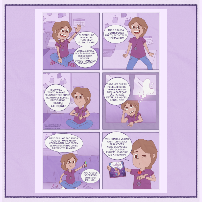 Os brilhos roxos do pensamento