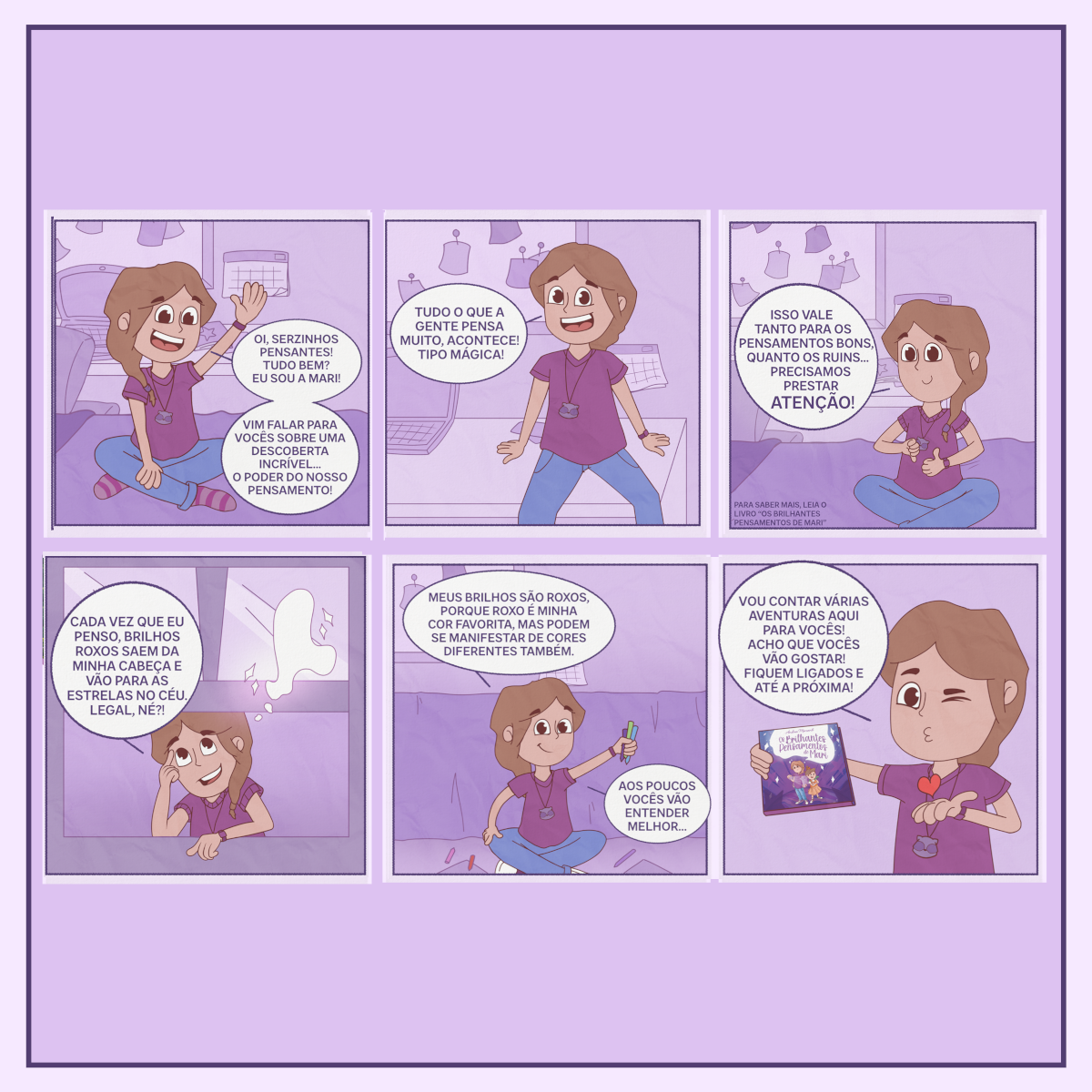 Os brilhos roxos do pensamento